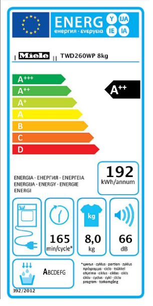 SUŠILICA RUBLJA MIELE TWD 260 WP