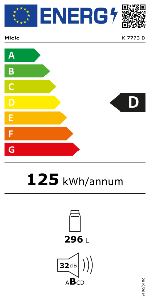 UGRADBENI HLADNJAK MIELE K 7773 D