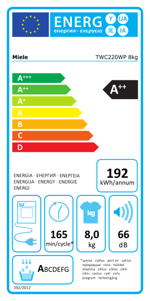 SUŠILICA RUBLJA MIELE TWC 220 WP