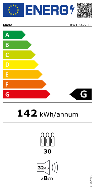 UGRADBENI VINSKI HLADNJAK MIELE KWT 6422 i-1