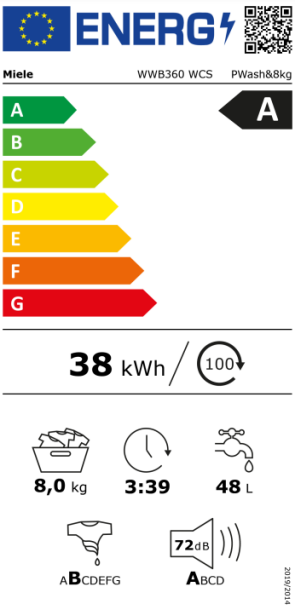 PERILICA RUBLJA MIELE WWB 360 WCS PWash&8kg