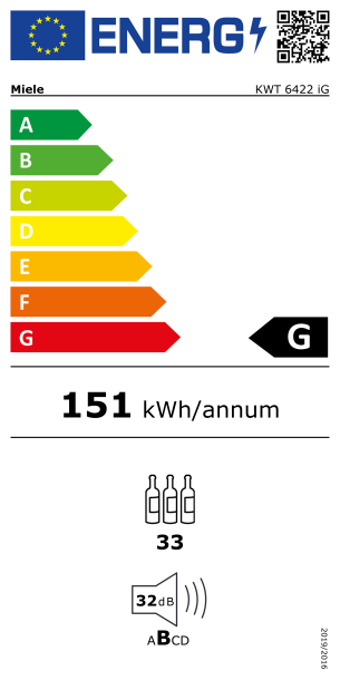 UGRADBENI VINSKI HLADNJAK MIELE KWT 6422 iG