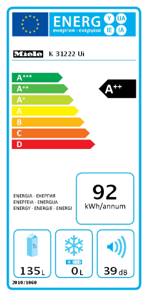 PODGRADNI HLADNJAK MIELE K 31222 Ui