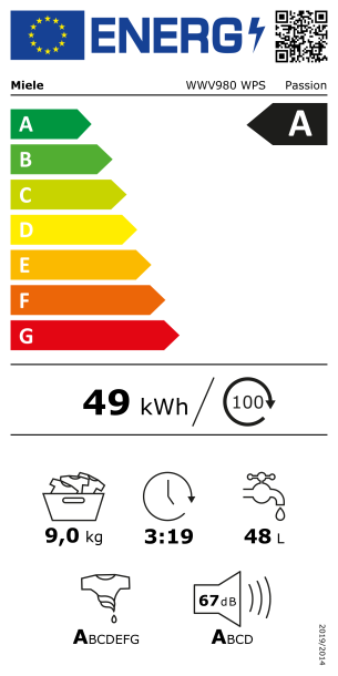 PERILICA RUBLJA MIELE WWV 980 WPS PWash 2.0 & TDos XL & WiFi